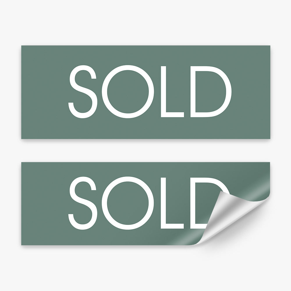 Sold Stickers - Belle (Rectangle)