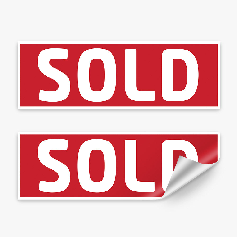 Sold Sticker (Rectangle) - Professionals