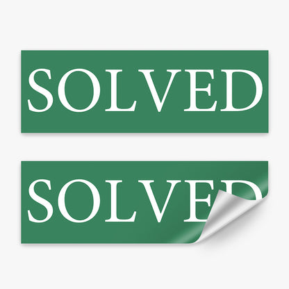 SOLVED (SOLD/LEASED) Sticker - Solve Commercial Real Estate