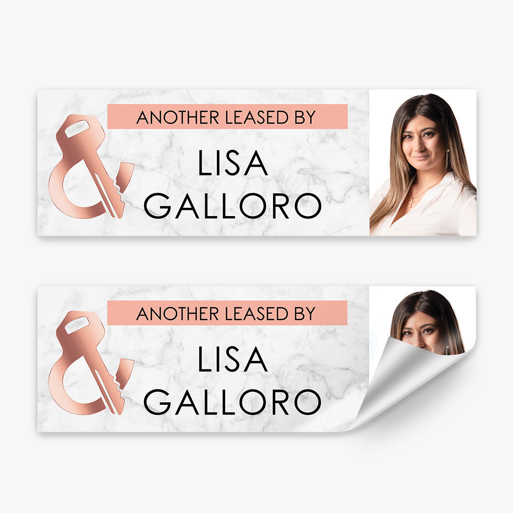 ANOTHER LEASED Sticker (Rectangle) - Leased & Sold - Lisa