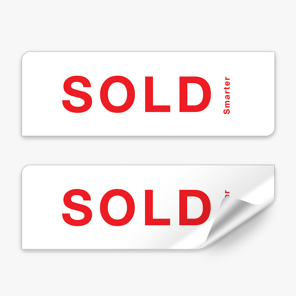 Sold Sticker (Rectangle) - PRD