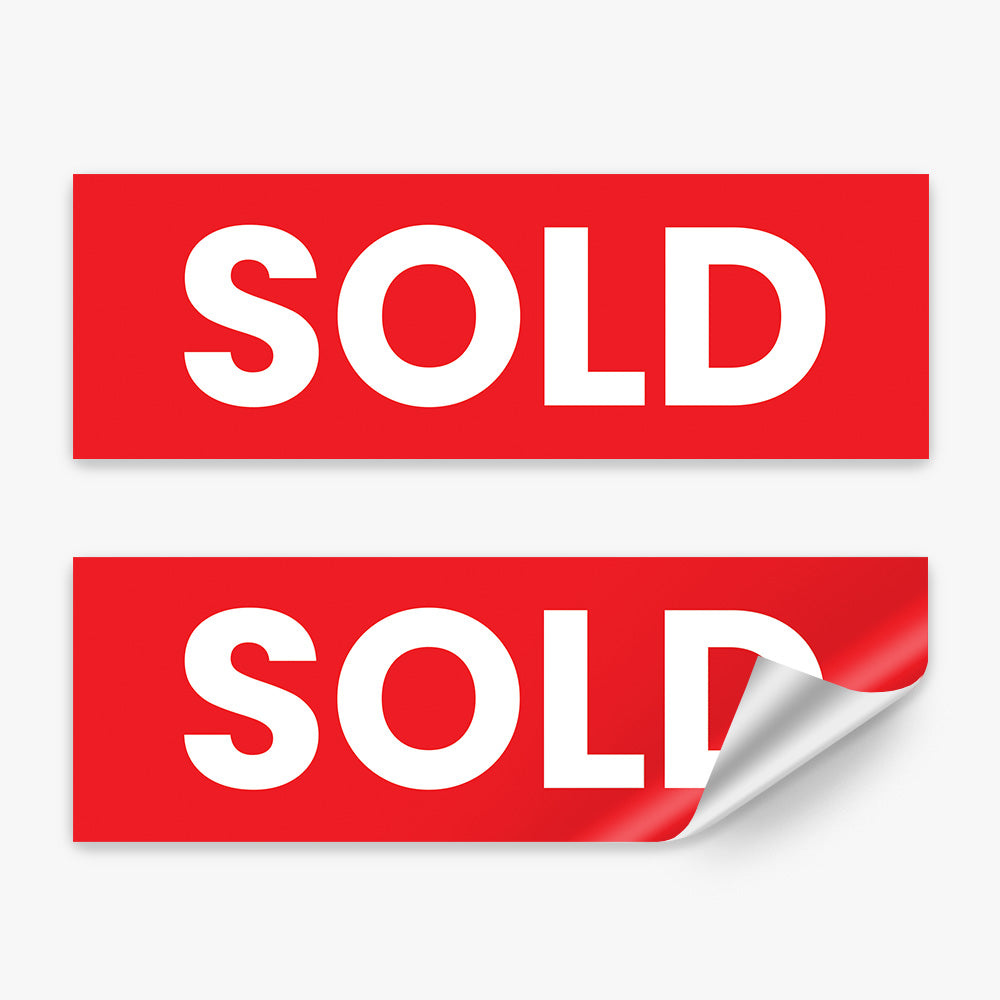 Sold Sticker (Rectangle) - LJ Hooker