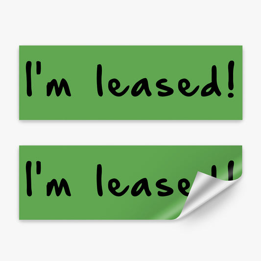 LEASED Sticker - I'm Leased (Rectangle) - Andriessen Property