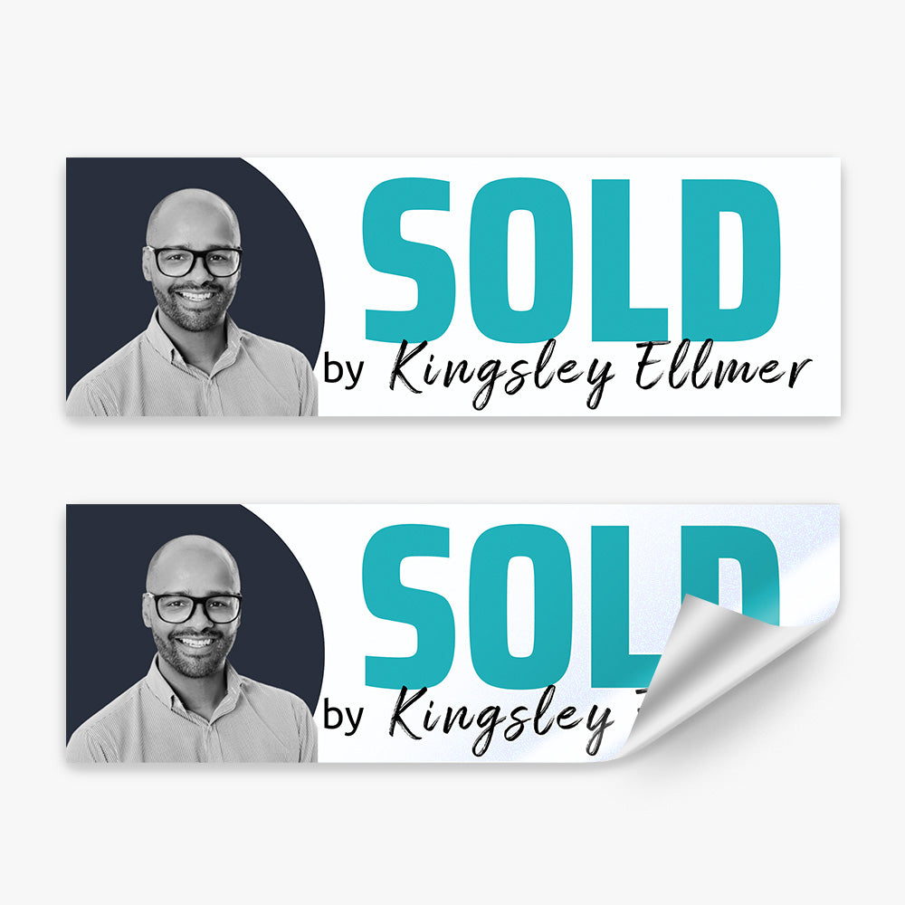 SOLD by Kingsley Ellmer Sticker (Rectangle) - Aura Property
