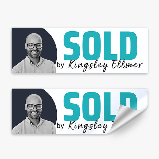 SOLD by Kingsley Ellmer Sticker (Rectangle) - Aura Property