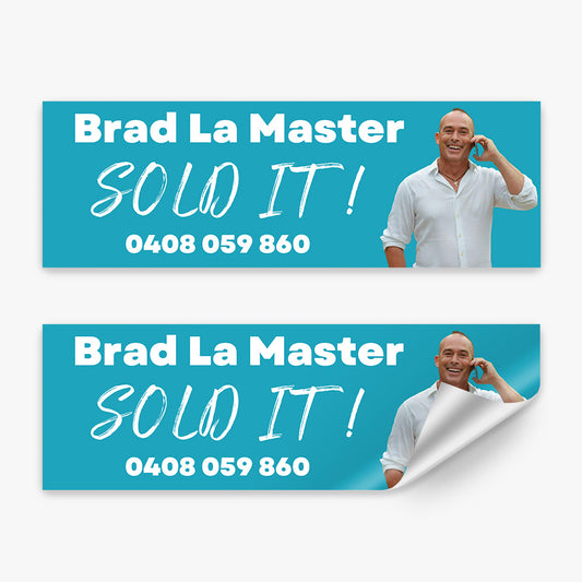 SOLD IT Sticker (Rectangle) - Brad La Master