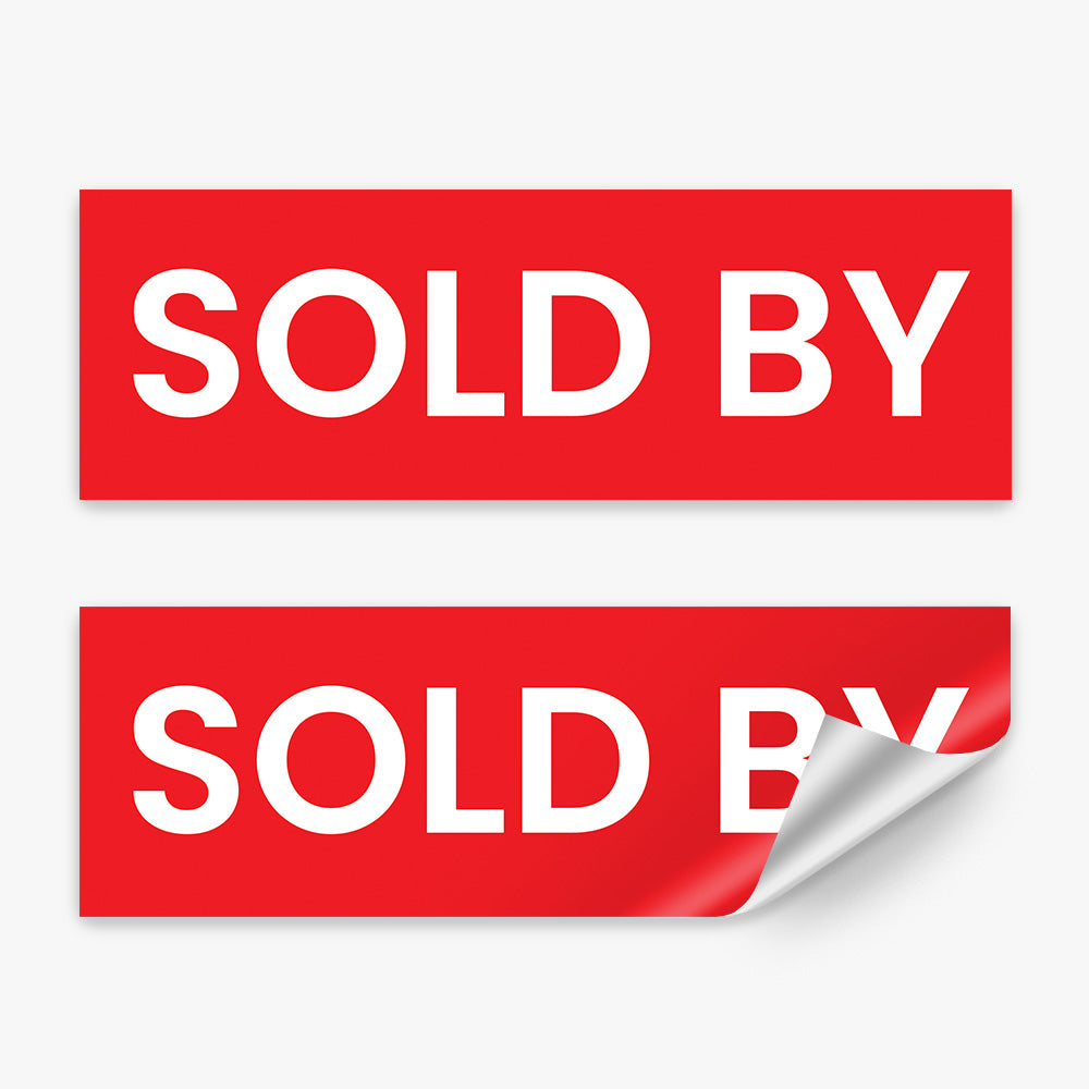 Sold by Sticker (Rectangle) - LJ Hooker