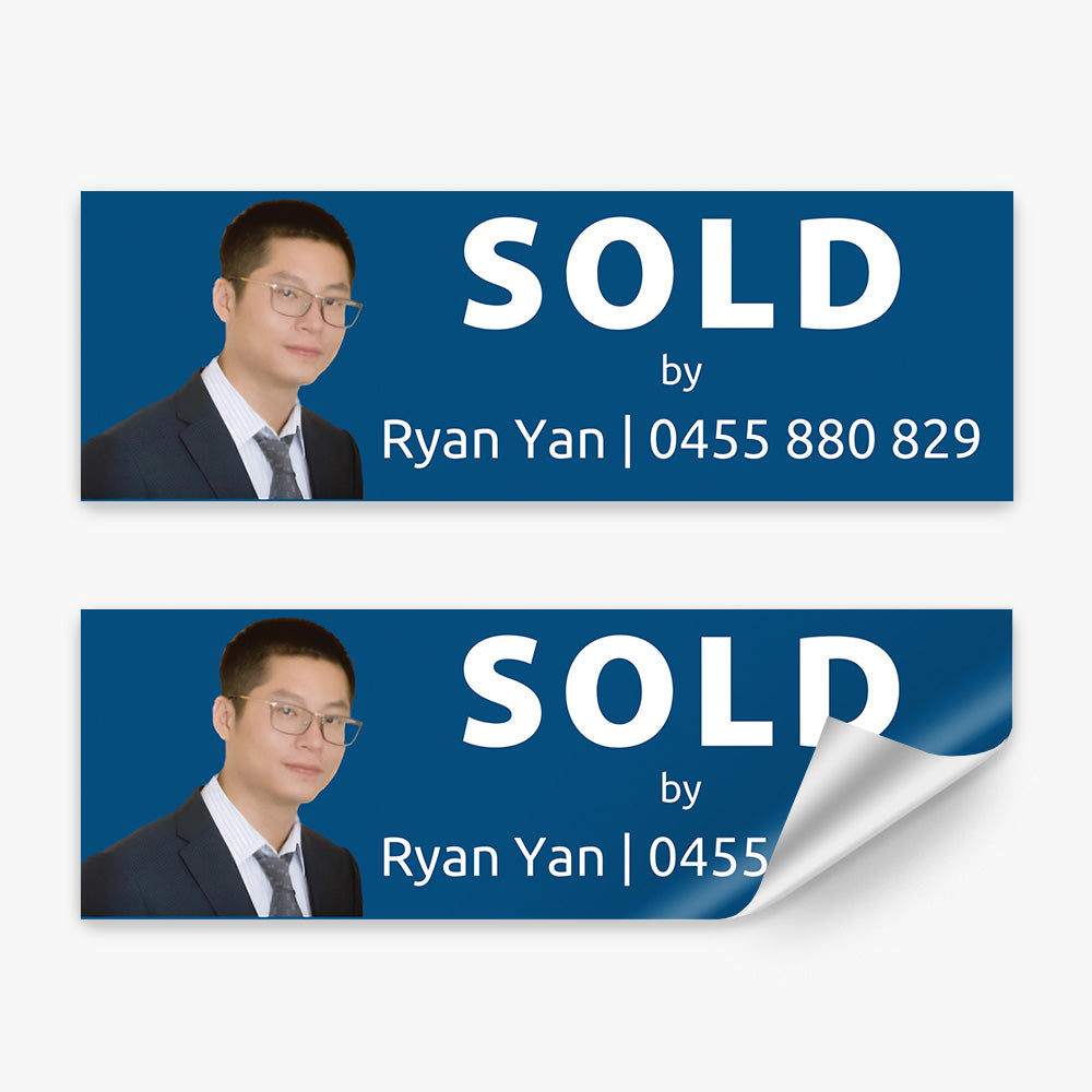 SOLD Sticker (Rectangle) - Rayn YAN