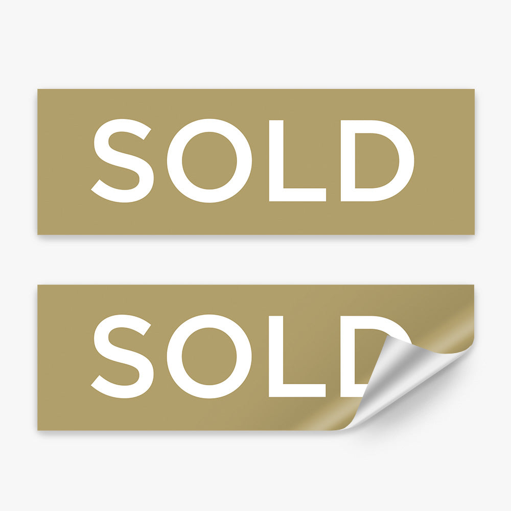 Sold Stickers - Century 21 (Rectangle) – Real Stickers