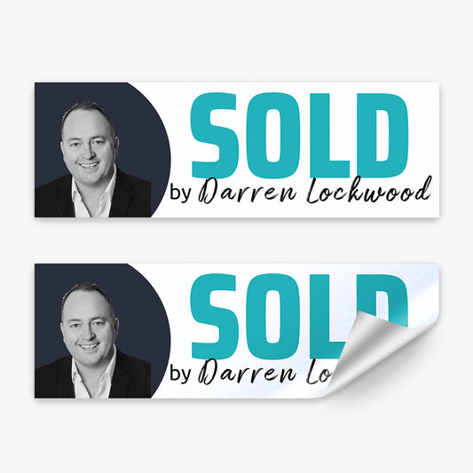 SOLD by Darren Lockwood Sticker (Rectangle) - Aura Property