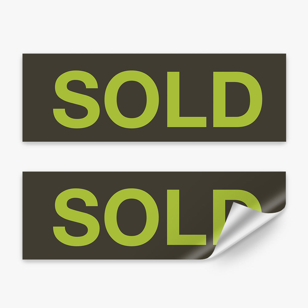 Sold Sticker (Rectangle) - Response – Real Stickers