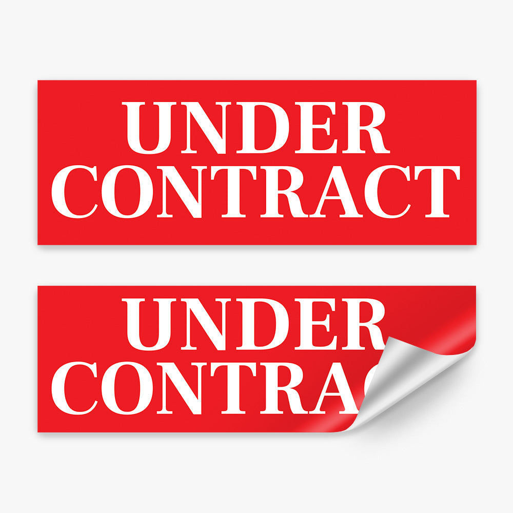 Under Contract Sticker (Rectangle) - Generic