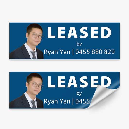 LEASED Sticker (Rectangle) - Rayn YAN