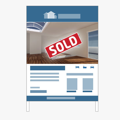 Sold Sticker (Rectangle): how to apply it
