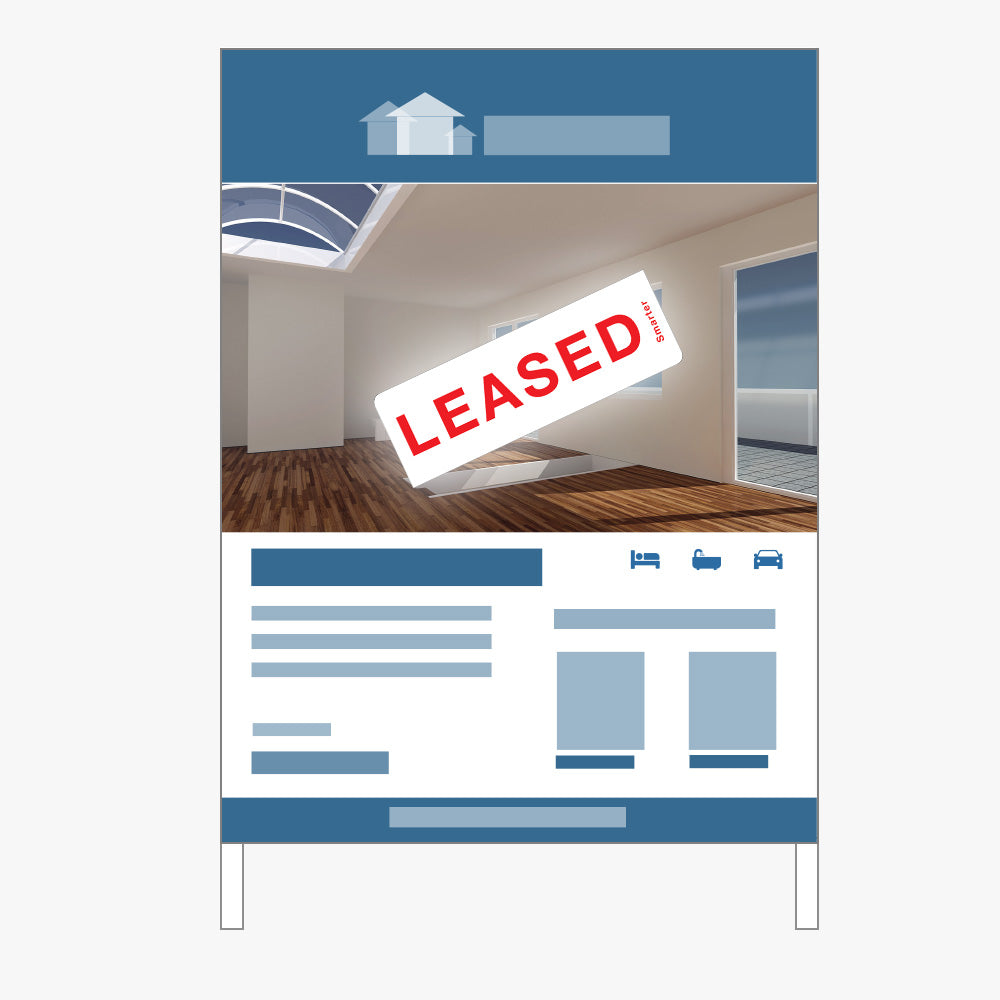 Leased Sticker (Rectangle) - PRD