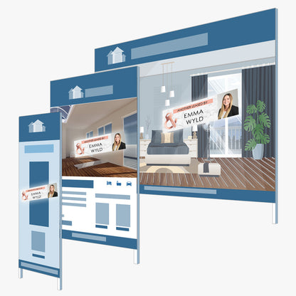 ANOTHER LEASED Sticker (Rectangle) - Leased & Sold - Emma: signboards and surfaces it suits