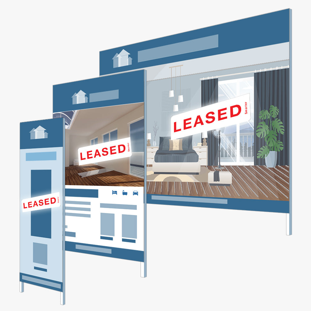 Leased Sticker (Rectangle) - PRD