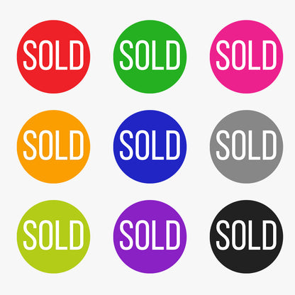Generic Sticker (Round) (Multi Colour) - Bebas Neue: colour options