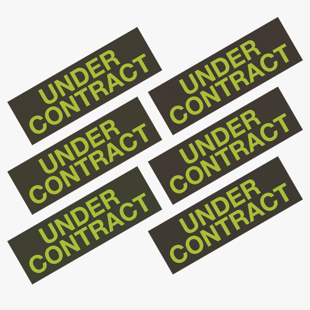 Under Contract Sticker (Rectangle) - Response – Real Stickers