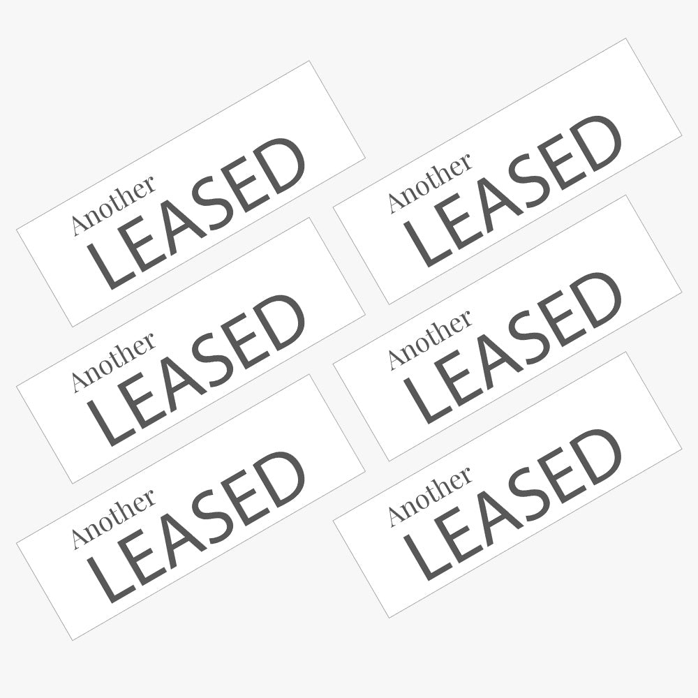 Leased Sticker (Rectangle)